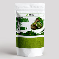 Moringa Pulver | Reich an Calcium | 100 % Rein | Vitamin-C-Powerpaket & Grünes Superfood | Glutenfrei.