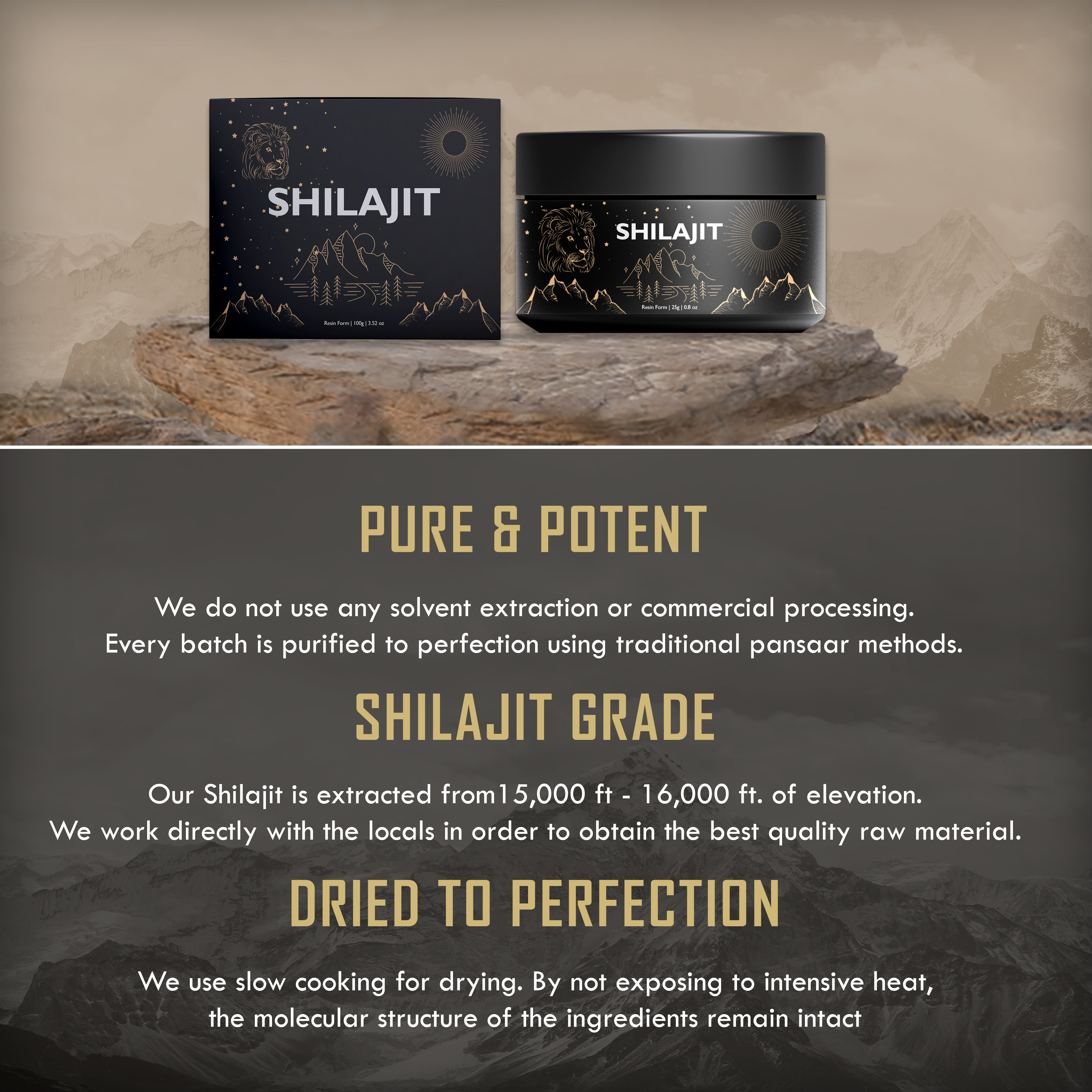 100% Reines Himalaya Shilajit Harz mit gratis Löffel | 30-Tage Geld-zurück-Garantie | 100% Natürlich | Zeitlich begrenztes Angebot: 20% Rabatt | Kostenloser Versand.